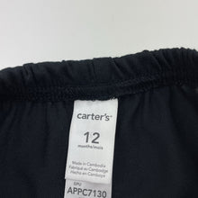 Load image into Gallery viewer, Boys Carters, black lightweight shorts, elasticated, EUC, size 12 months,  