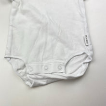Load image into Gallery viewer, Unisex Bonds, white stretchy bodysuit / romper, EUC, size 0000,  