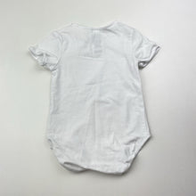 Load image into Gallery viewer, Unisex Bonds, white stretchy bodysuit / romper, EUC, size 0000,  