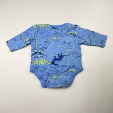 Load image into Gallery viewer, Boys Dymples, organic cotton bodysuit / romper, dinosaurs, EUC, size 0000,  