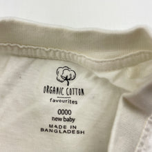 Load image into Gallery viewer, Girls Favourites, organic cotton tee / top, EUC, size 0000,  