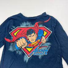 Load image into Gallery viewer, Boys DC Comics, Superman cotton long sleeve tee / top, FUC, size 1,  