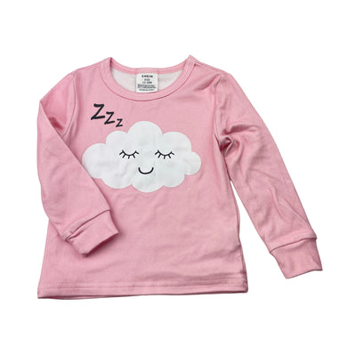 Girls SHEIN, soft feel long sleeve pyjama top, EUC, size 1,  