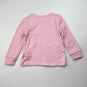 Girls SHEIN, soft feel long sleeve pyjama top, EUC, size 1,  