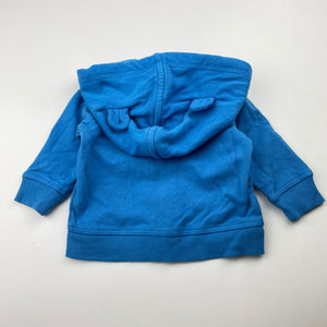 Boys Tiny Little Wonders, fleece lined zip hoodie sweater, FUC, size 000,  