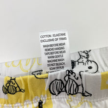 Load image into Gallery viewer, Unisex PEANUTS, SNOOPY stretchy pyjama shorts, elasticated, EUC, size 1,  
