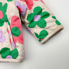 Load image into Gallery viewer, Girls Seed, quilted cotton floral jacket / coat, light mark right cuff, FUC, size 1,  