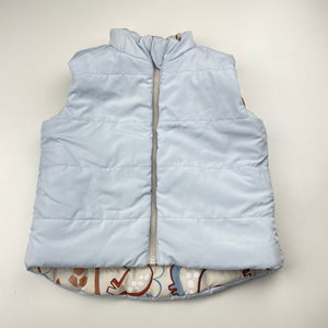 Boys Anko, reversible puffer vest / sleeveless jacket, EUC, size 0,  
