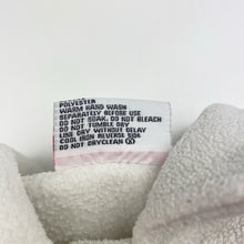 Load image into Gallery viewer, Girls Mango, white fleece jacket / coat, GUC, size 1,  