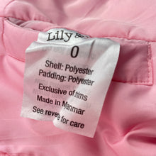Load image into Gallery viewer, Girls Lily &amp; Dan, reversible floral / pink hooded jacket / coat, EUC, size 0,  