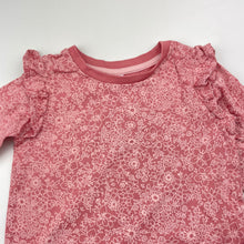 Load image into Gallery viewer, Girls Dymples, floral organic cotton long sleeve top, EUC, size 0,  
