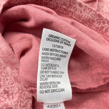Load image into Gallery viewer, Girls Dymples, floral organic cotton long sleeve top, EUC, size 0,  
