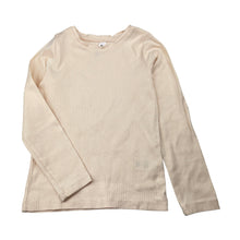 Load image into Gallery viewer, Girls KID, ribbed organic cotton blend long sleeve top, EUC, size 5,  