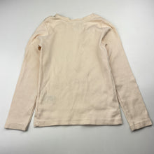 Load image into Gallery viewer, Girls KID, ribbed organic cotton blend long sleeve top, EUC, size 5,  