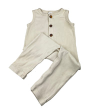 Load image into Gallery viewer, Unisex Baby Berry, ribbed romper, FUC, size 2,  