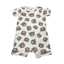Load image into Gallery viewer, Unisex Anko, cotton romper, bears, GUC, size 1,  