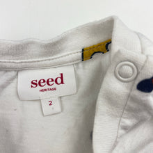Load image into Gallery viewer, Boys Seed, cotton long sleeve tee / top, light mark right armpit, FUC, size 2,  