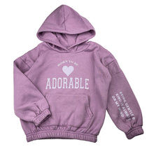 Load image into Gallery viewer, Girls Mango, fleece lined hoodie sweater, pilling, FUC, size 5,  