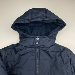 Boys Urban Supply, navy hooded jacket / coat, EUC, size 8,  