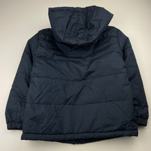 Load image into Gallery viewer, Boys Urban Supply, navy hooded jacket / coat, EUC, size 8,  