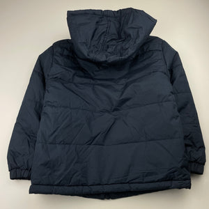 Boys Urban Supply, navy hooded jacket / coat, EUC, size 8,  