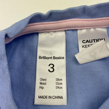 Load image into Gallery viewer, Girls Brilliant Basics, stretchy long sleeve pyjama top, unicorn, GUC, size 3,  