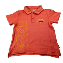 Load image into Gallery viewer, Boys ANAKIDS, embroidered polo shirt top, tiger, marks on back, FUC, size 7,  