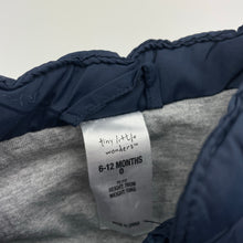 Load image into Gallery viewer, Boys Tiny Little Wonders, cotton lined navy vest, GUC, size 0,  