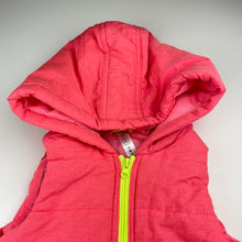 Load image into Gallery viewer, Girls 90 Degree by Reflex, hooded puffer vest / sleeveless jacket, GUC, size 7-8,  