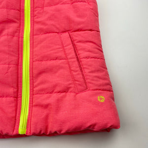 Girls 90 Degree by Reflex, hooded puffer vest / sleeveless jacket, GUC, size 7-8,  