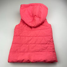 Load image into Gallery viewer, Girls 90 Degree by Reflex, hooded puffer vest / sleeveless jacket, GUC, size 7-8,  
