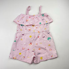 Load image into Gallery viewer, Girls Anko, cotton summer playsuit, FUC, size 1,  