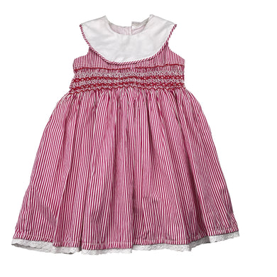 Girls TAMIE, vintage smocked lined dress, GUC, size 3, L: 55cm