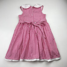 Load image into Gallery viewer, Girls TAMIE, vintage smocked lined dress, GUC, size 3, L: 55cm