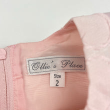 Load image into Gallery viewer, Girls Ollie&#39;s Place, lined tulle party dress, GUC, size 2, L: 53cm
