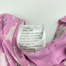 Load image into Gallery viewer, Girls Mango, cotton long sleeve dress, rabbits, FUC, size 3, L: 49cm