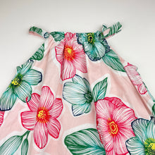 Load image into Gallery viewer, Girls Milkshake, lined lightweight floral cotton summer dress, FUC, size 3, L: 53cm