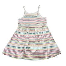 Load image into Gallery viewer, Girls Anko, striped cotton summer dress, FUC, size 4, L: 51cm