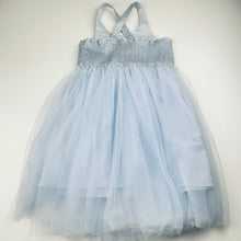 Load image into Gallery viewer, Girls Cotton On, inspired by Disney cotton lined tulle &amp; sequin dress, GUC, size 3-4, L: 67cm