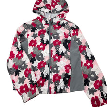 Load image into Gallery viewer, Girls AVIA, lightweight floral hooded jacket, GUC, size 7-8,  