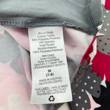 Load image into Gallery viewer, Girls AVIA, lightweight floral hooded jacket, GUC, size 7-8,  