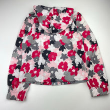 Load image into Gallery viewer, Girls AVIA, lightweight floral hooded jacket, GUC, size 7-8,  