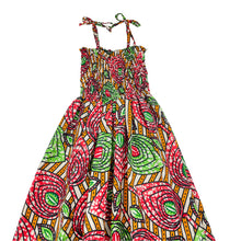 Load image into Gallery viewer, Girls Zakile, colourful lightweight summer dress, GUC, size 8-12, L: 80cm