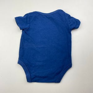 Boys TRADIE baby, TINY TOUGH stretchy bodysuit / romper, digger, GUC, size 000,  
