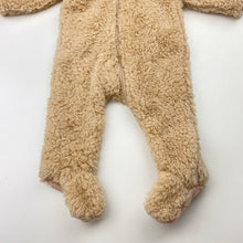 Load image into Gallery viewer, Unisex Baby Berry, soft fleece zip coverall / romper, EUC, size 0000,  