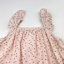 Load image into Gallery viewer, Girls Dymples, lined spotted cotton summer top, GUC, size 1,  