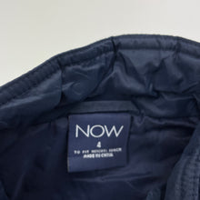 Load image into Gallery viewer, Boys NOW, vintage navy vest / sleeveless jacket, GUC, size 4,  