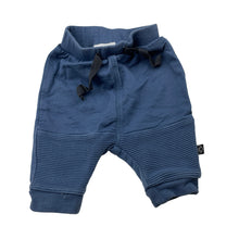 Load image into Gallery viewer, Boys KIDDING AROUND, blue cotton pants / bottoms, elasticated, GUC, size 0000,  