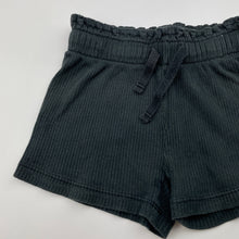 Load image into Gallery viewer, Unisex Favourites, ribbed organic cotton shorts, elasticated, FUC, size 3,  