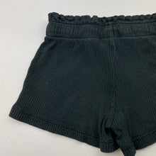 Load image into Gallery viewer, Unisex Favourites, ribbed organic cotton shorts, elasticated, FUC, size 3,  